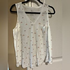 SO Rainbow tank top sz Large